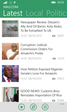 Nigeria News NAIJ.com Screenshot Image