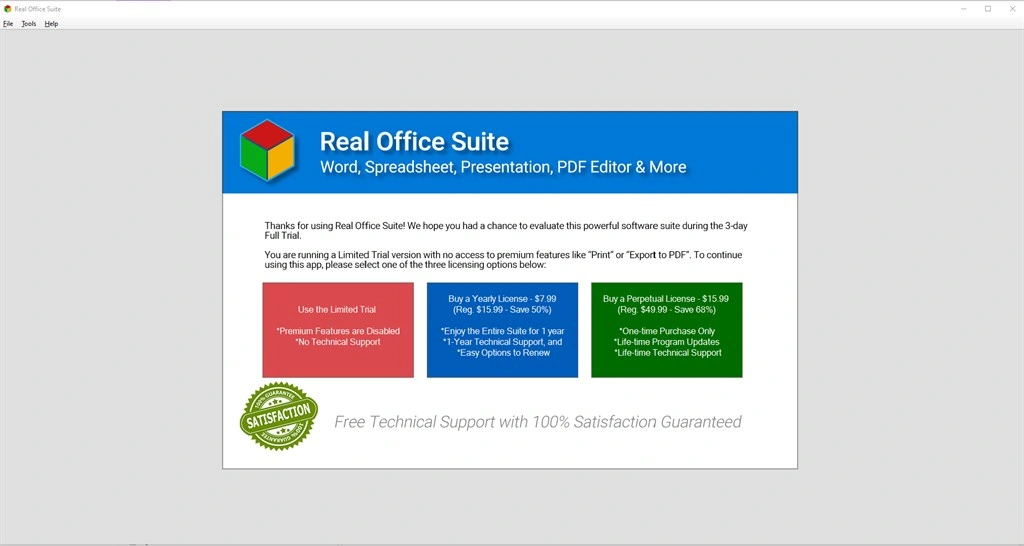 Real Office Suite Screenshot Image #7