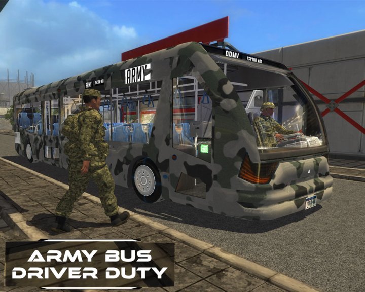 Army Bus Driver Duty Image