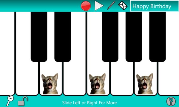 Cat Piano Screenshot Image