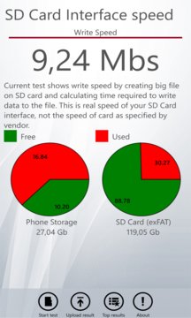 SD Card Speed Screenshot Image