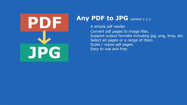 Any PDF to JPG Image