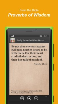 Daily Bible Proverbs Screenshot Image