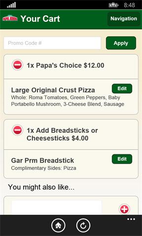 Papa John's Pizza Screenshot Image #4
