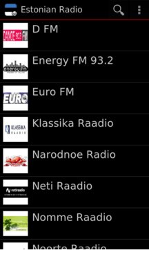 Estonian Radio Screenshot Image