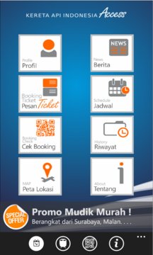 Kereta Api Indonesia Access Screenshot Image