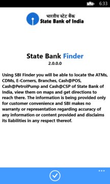 State Bank Finder Screenshot Image