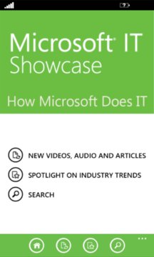 Microsoft IT Showcase Screenshot Image