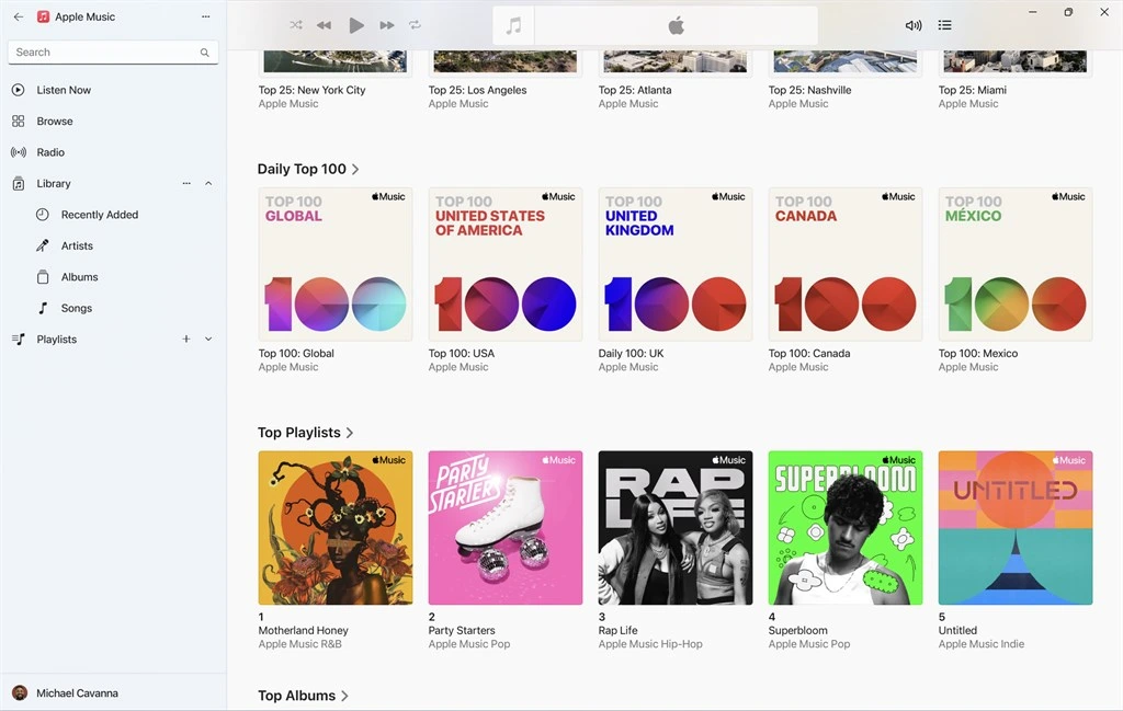 Apple Music Preview Screenshot Image