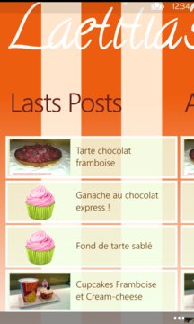 Gâteaux de Laetitia Screenshot Image