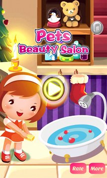 Pet Bath & Dress Up App Screenshot 1