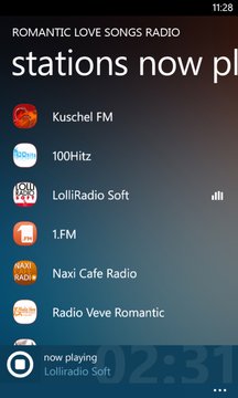 Romantic Love Songs Radio Screenshot Image