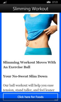 Slimming Workout Screenshot Image