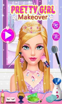 PrettyGirl MakeOver App Screenshot 1