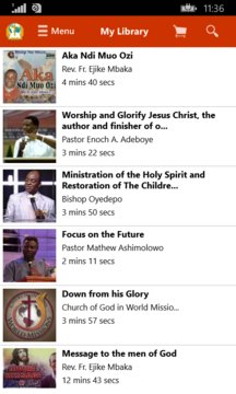 Mobile Sermon Screenshot Image