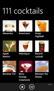 111 Cocktails Screenshot Image