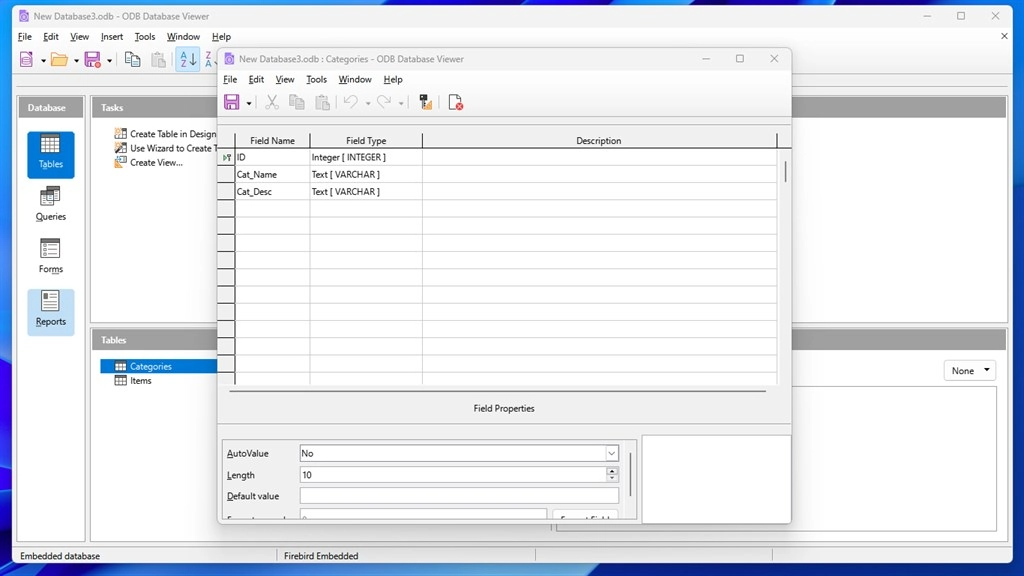 ODB Database Viewer Screenshot Image #2