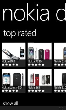 Nokia Devices Screenshot Image