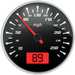 Racing Speedometer Image