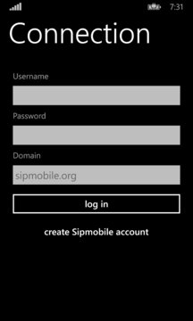 Sipmobile Screenshot Image