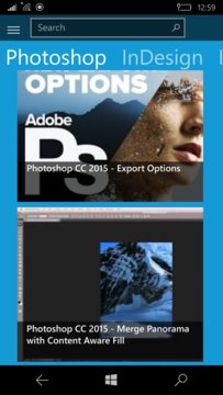 Tutorials for Adobe Screenshot Image