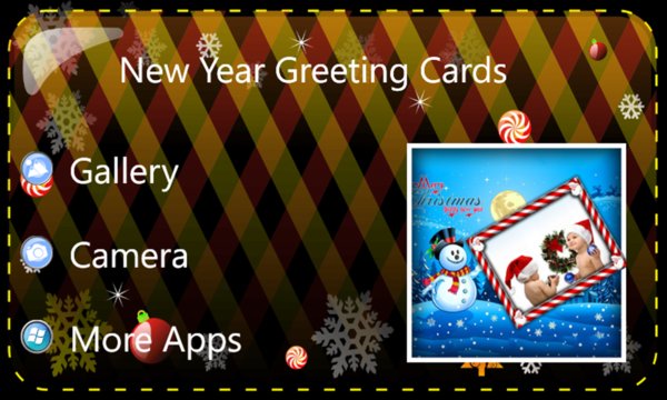 New Year Greeting Cards Screenshot Image