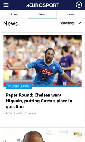 Eurosport.com Screenshot Image