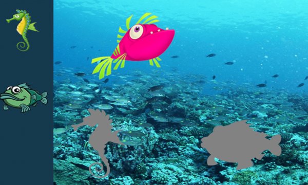 Fishes Toddlers Puzzle Screenshot Image