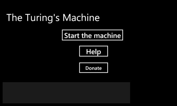 The Turing's Machine Screenshot Image