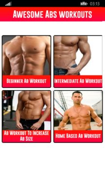 Awesome Abs workouts Screenshot Image