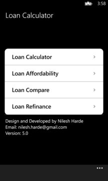 Loan EMI Calculator Screenshot Image