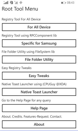 Root Tool App Screenshot 2