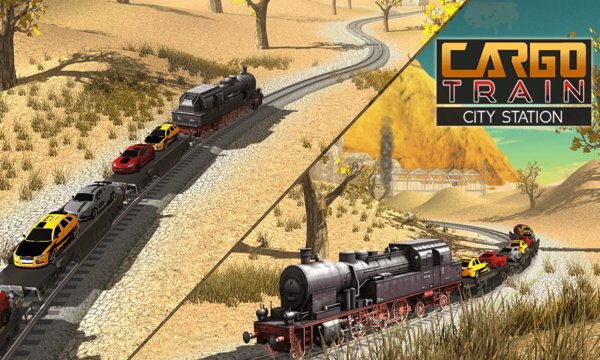 Cargo Train City Station - Cars & Oil Delivery Sim Screenshot Image