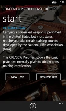 CPL Prep Test Screenshot Image