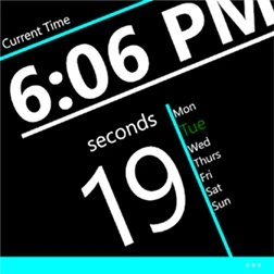 Lumia Designer Clock Image