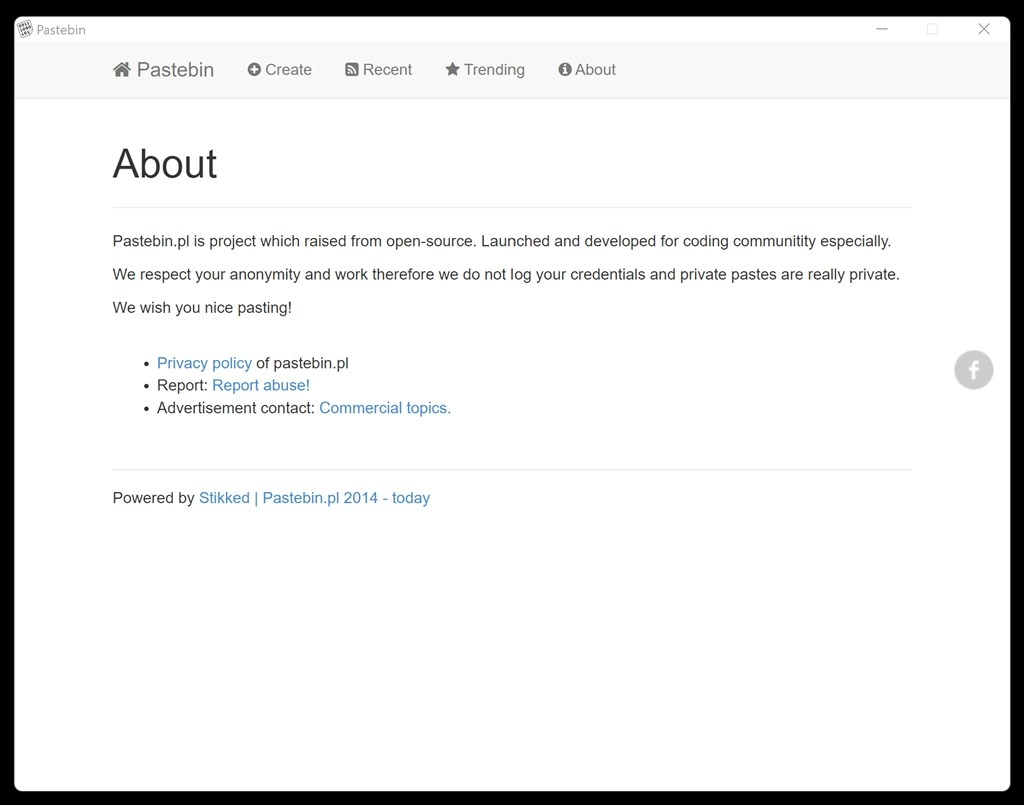 Pastebin Desktop Screenshot Image #3
