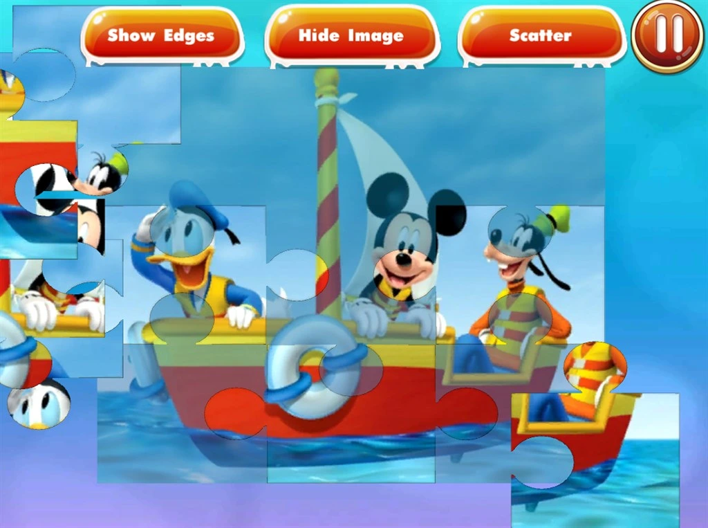 Jigsaw Mickey Kids Screenshot Image