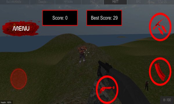 Zombie Hill Shot Screenshot Image
