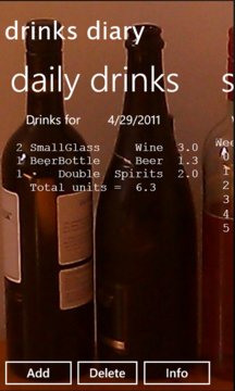 DrinksDiary Screenshot Image