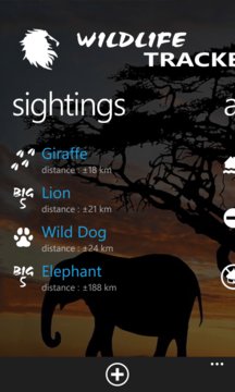 Wildlife Tracker Screenshot Image