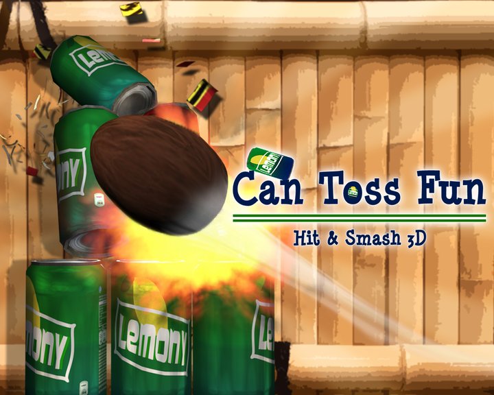Can Toss Fun Hit and Smash 3D Image