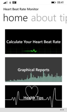Heart Beat Rate Monitor Screenshot Image