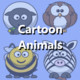 Cartoon Animals Words Icon Image
