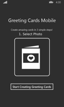 Greeting Cards Mobile Screenshot Image