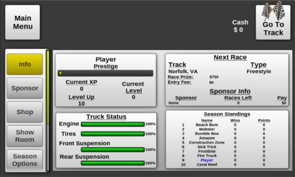 Monster Truck Mayhem Screenshot Image