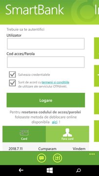OTP SmartBank Romania Screenshot Image