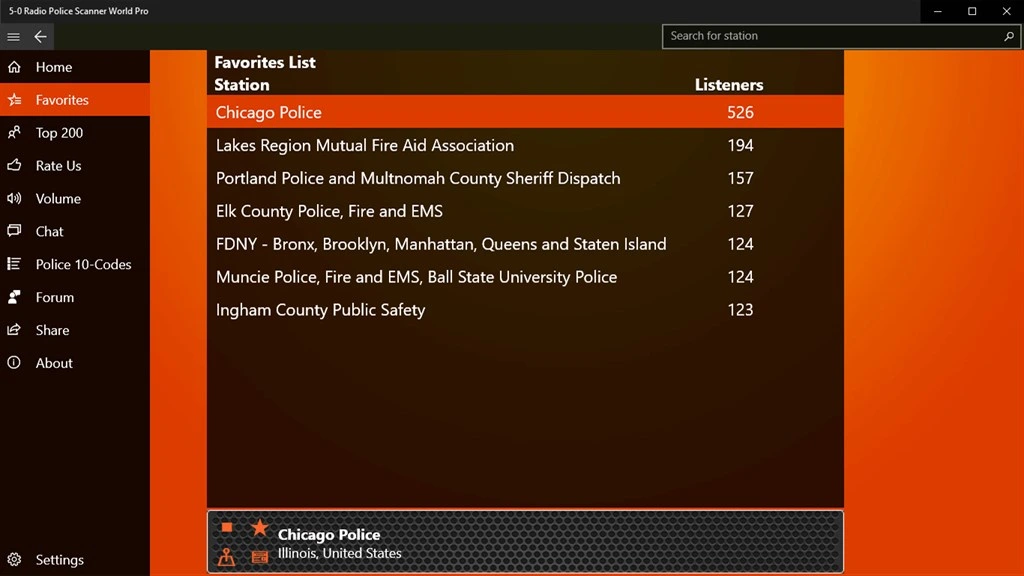 5-0 Radio Police Scanner World Screenshot Image #5