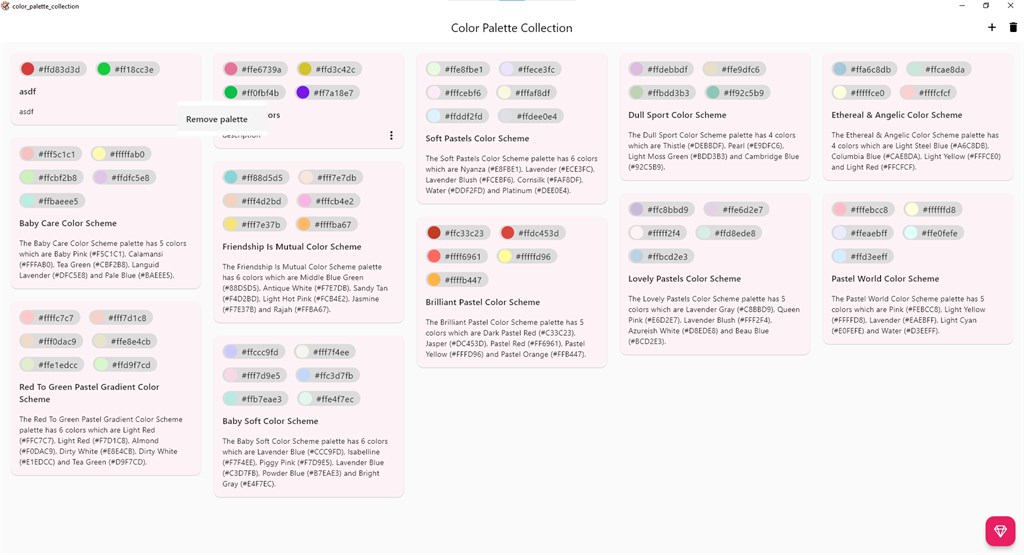 Color Palette Collection Screenshot Image #2
