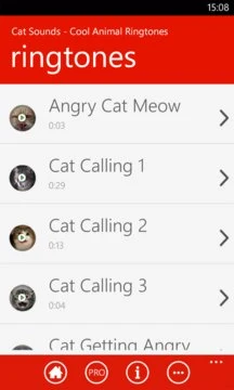 Cat Sounds - Cool Animal Ringtones Screenshot Image