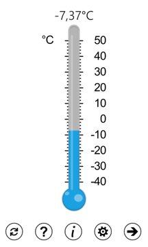 GPS Thermometer Screenshot Image